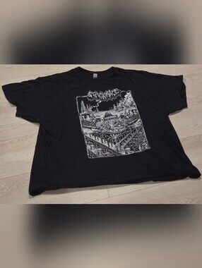 Stagnance Powerviolence Band T-shirt With "Misanthropic" Back Hit